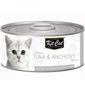 Kit Cat Deboned Tuna & Anchovy Toppers 80g 1 carton (24 cans)